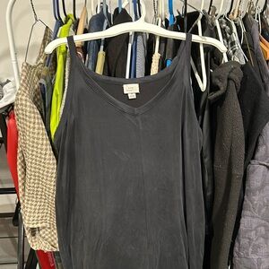 Black modal casual dress